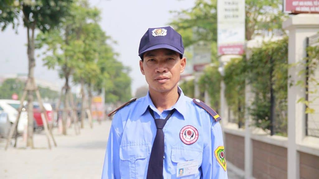 Nhân viên bảo vệ Nguyễn Đình Tú