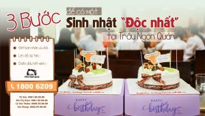 3 Bước để có một sinh nhật "độc nhất" tại Trâu Ngon Quán